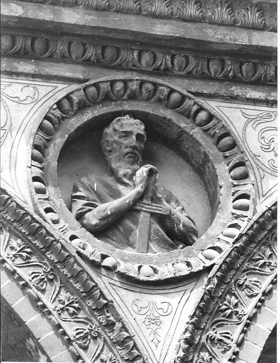 San Paolo Apostolo (capitello, elemento d'insieme) - bottega lombarda (fine sec. XV)