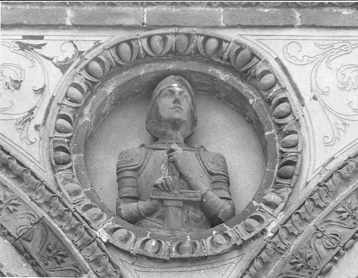 San Giorgio (capitello, elemento d'insieme) - bottega lombarda (fine sec. XV)