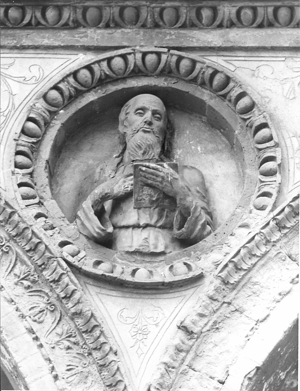 San Girolamo (?) (capitello, elemento d'insieme) - bottega lombarda (fine sec. XV)