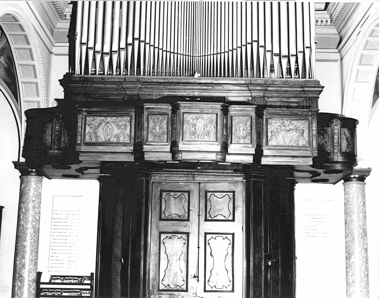 tribuna d'organo, opera isolata - bottega lombarda (sec. XVIII)