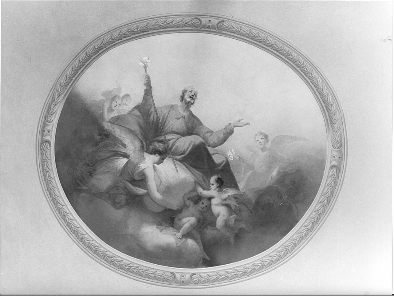 San Giuseppe (dipinto, opera isolata) di Valtorta Giovanni (attribuito) (sec. XIX)