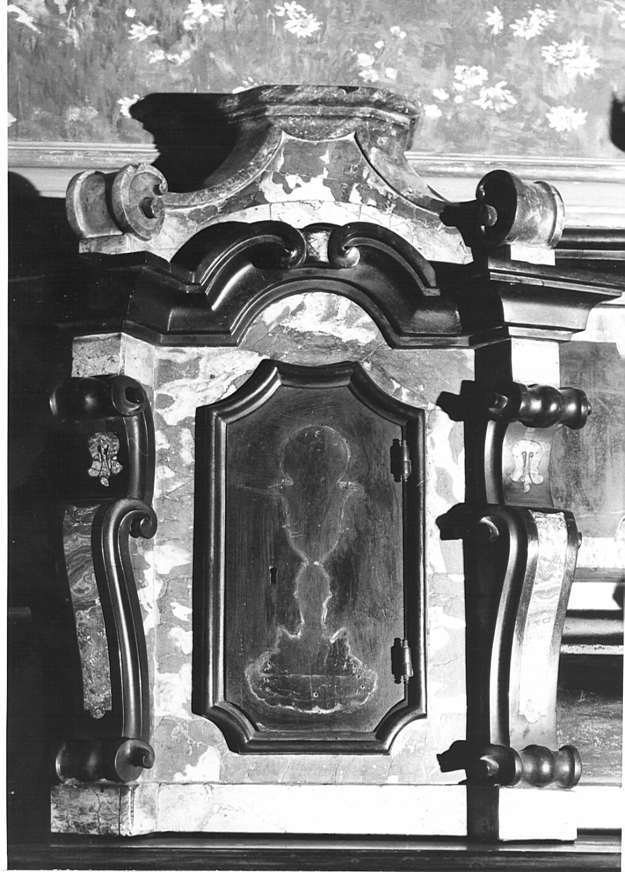 tabernacolo - a tempietto, elemento d'insieme - ambito lombardo (sec. XVIII)