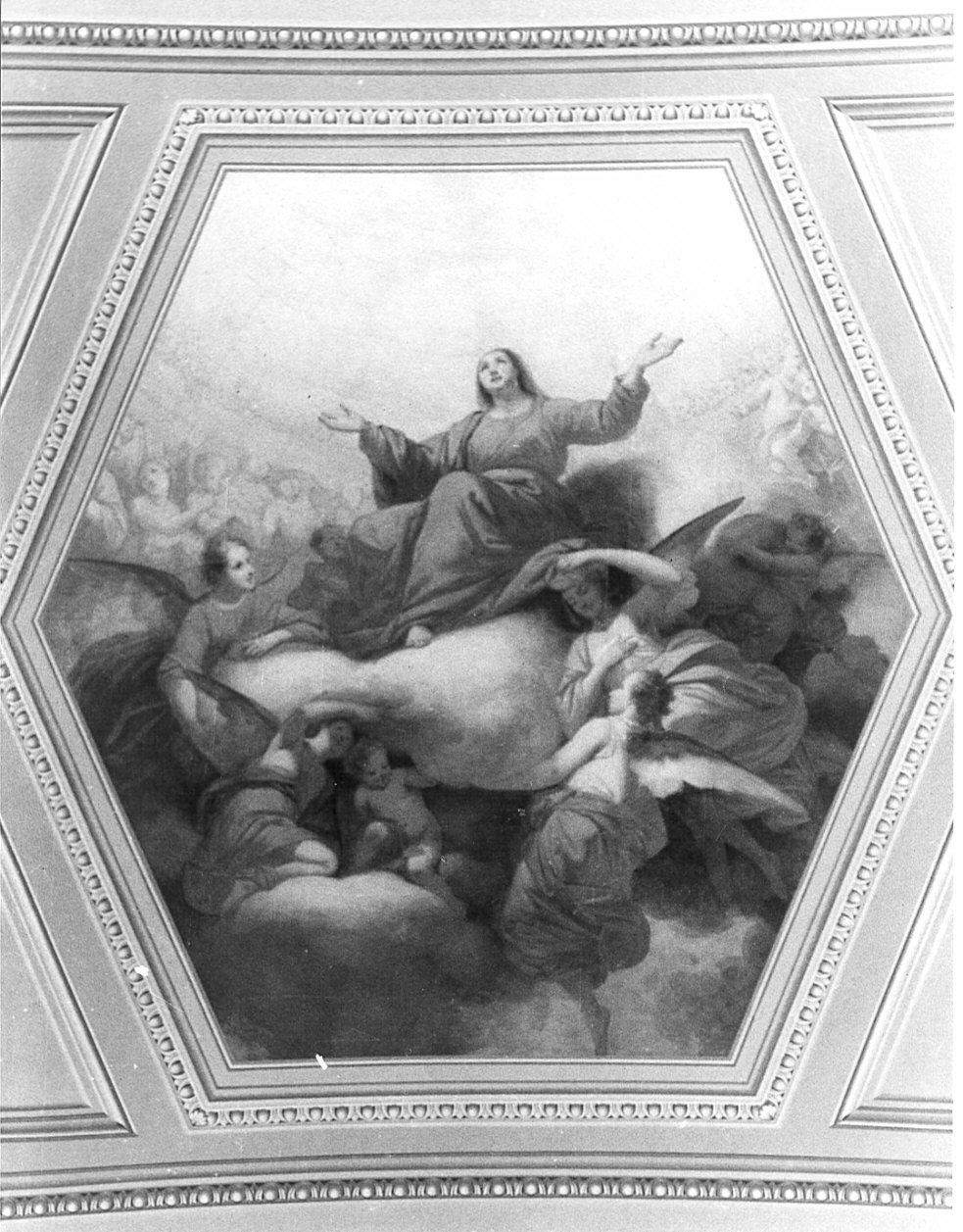 assunzione della Madonna (dipinto, opera isolata) di Valtorta Giovanni (attribuito) (sec. XIX)