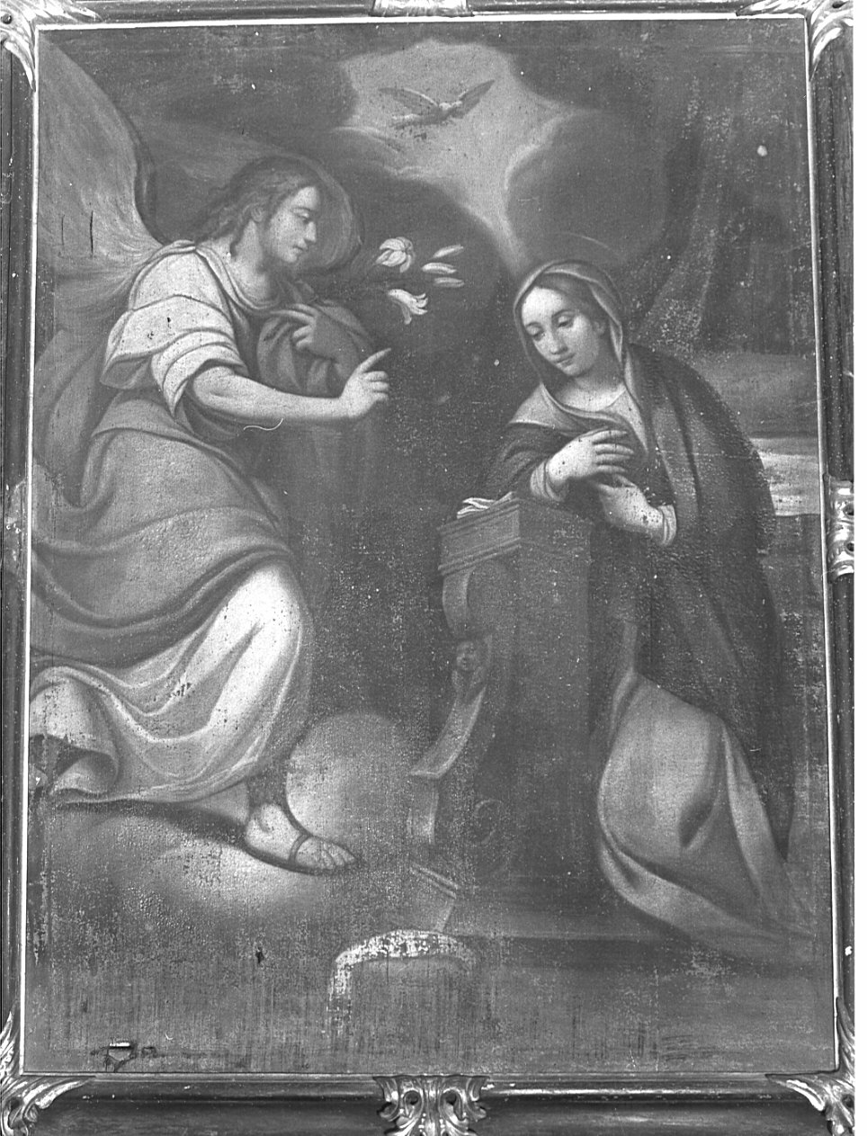 Annunciazione (dipinto, opera isolata) - ambito lombardo (sec. XVIII)