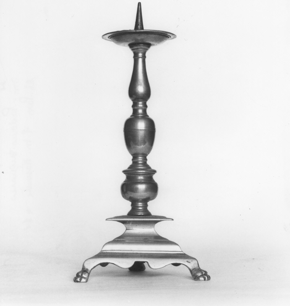 candeliere - bottega lombarda (sec. XVII, sec. XIX)