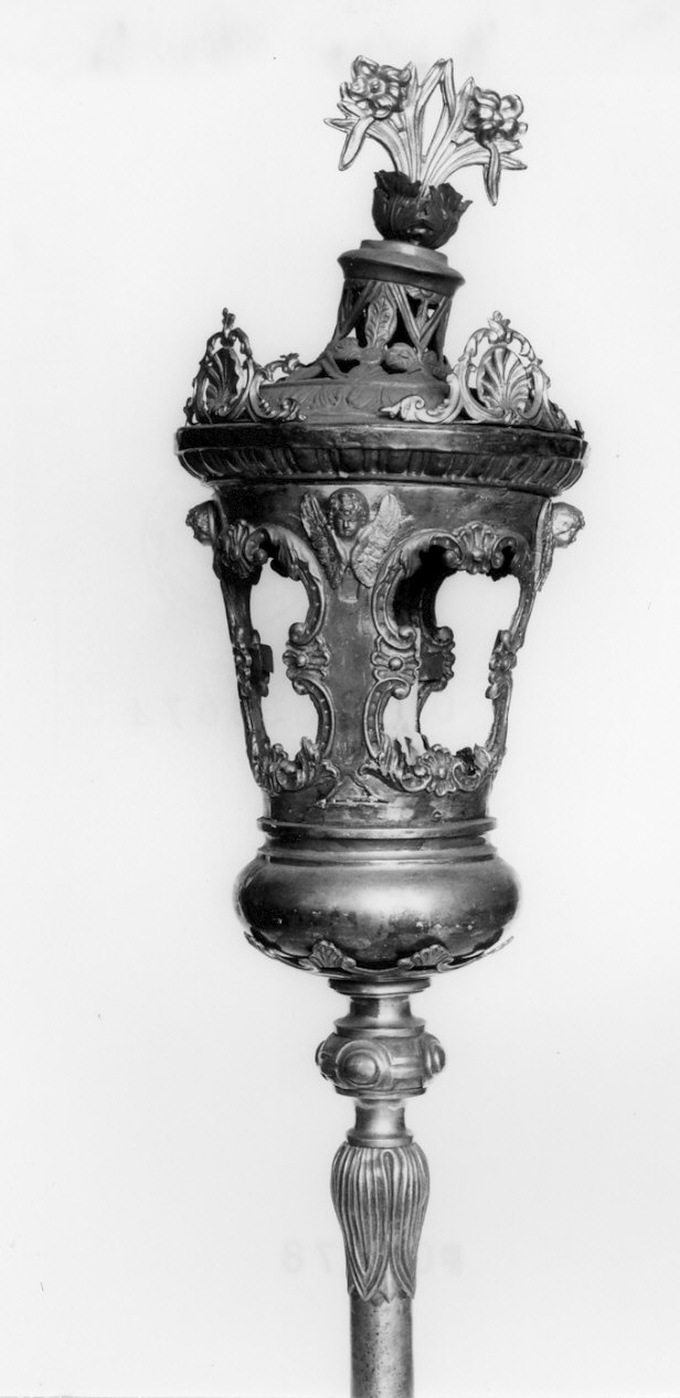 lanterna processionale, serie - bottega lombarda (sec. XIX)