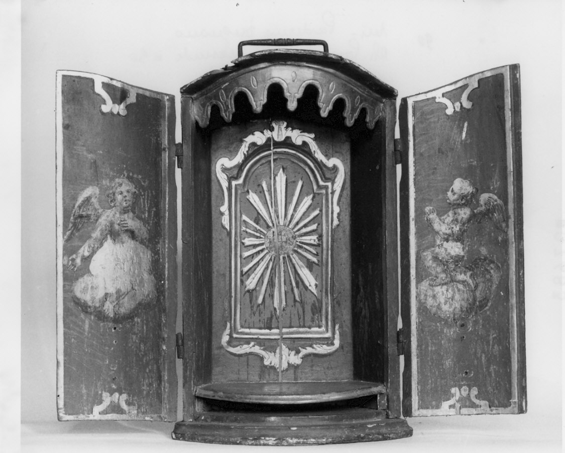 tabernacolo portatile, opera isolata - bottega lombarda (sec. XVIII)