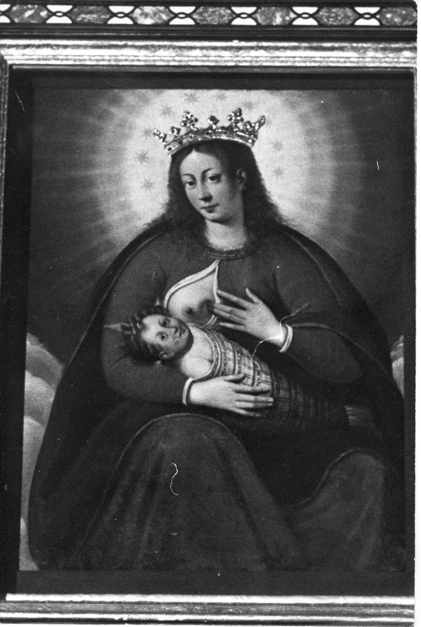 Madonna con Bambino (dipinto) - ambito lombardo (secc. XVI/ XVII)