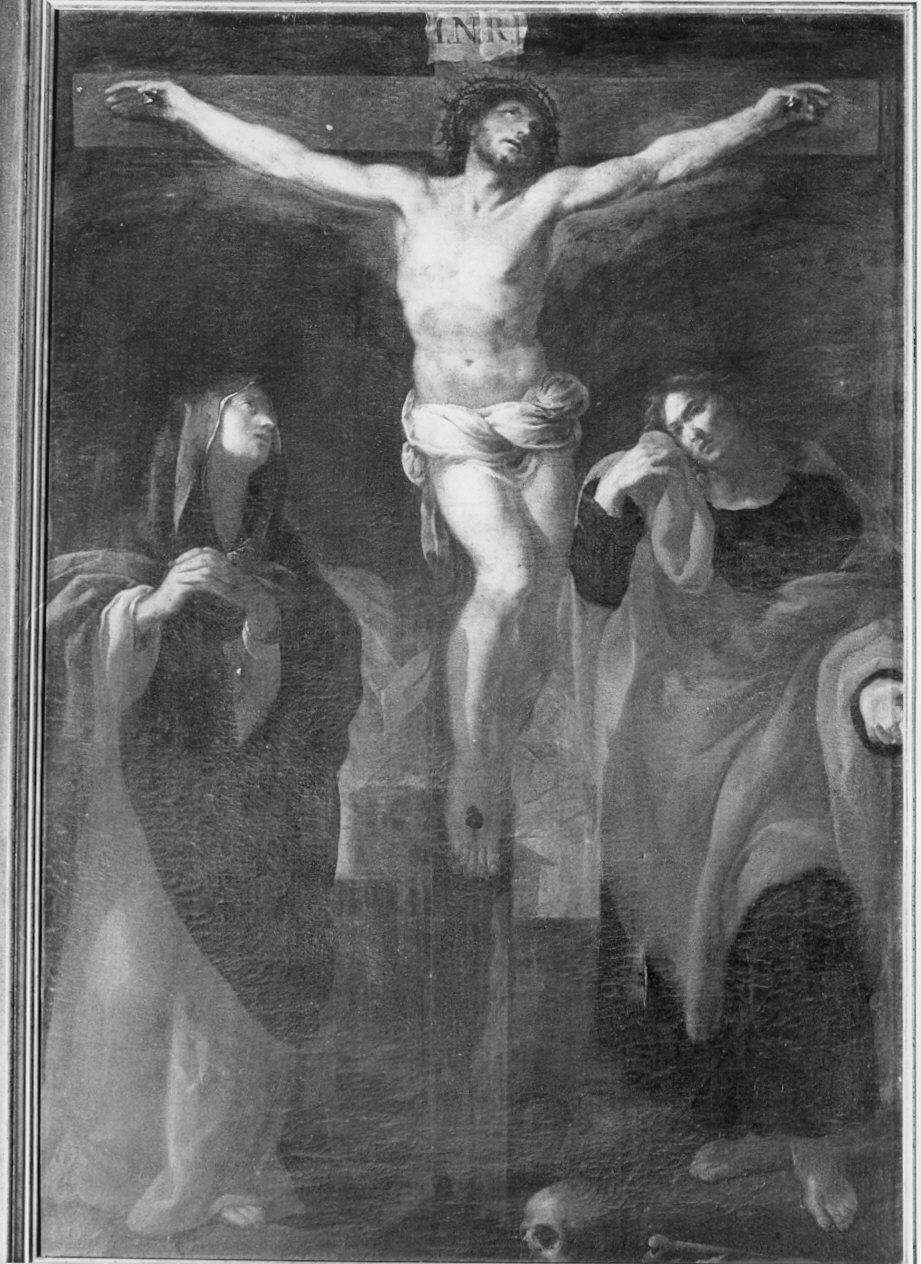 crocifissione di Cristo (dipinto, opera isolata) - ambito lombardo (secc. XVII/ XVIII)