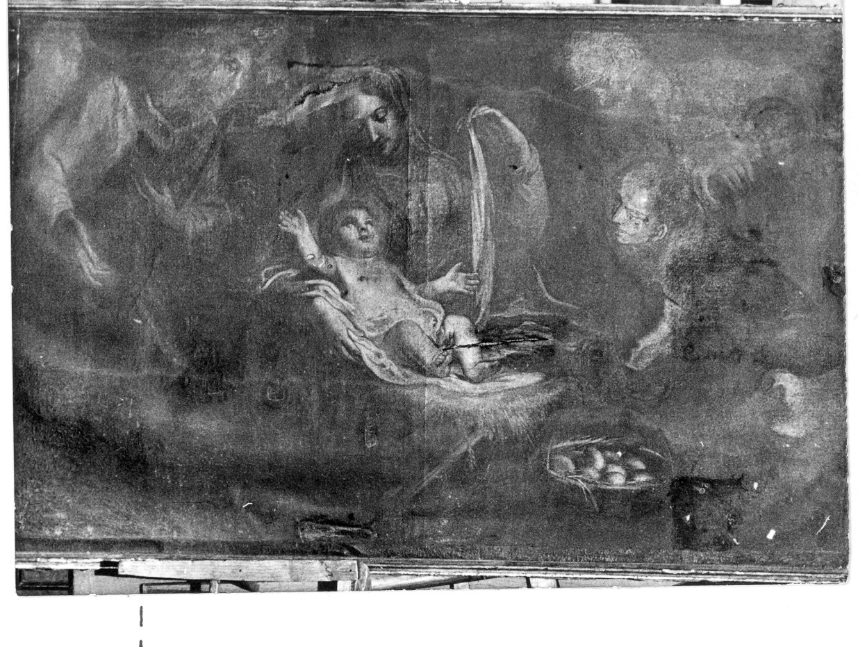 adorazione dei pastori (dipinto, opera isolata) - ambito lombardo (secc. XVII/ XVIII)