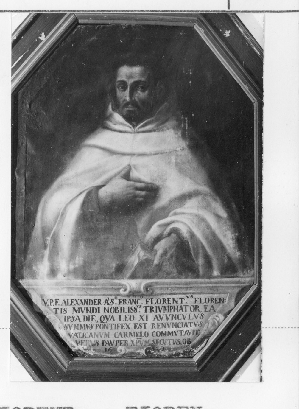 ritratto del Venerabile Padre Frate Alessandro di San Francesco (dipinto, opera isolata) - ambito lombardo (sec. XVII)