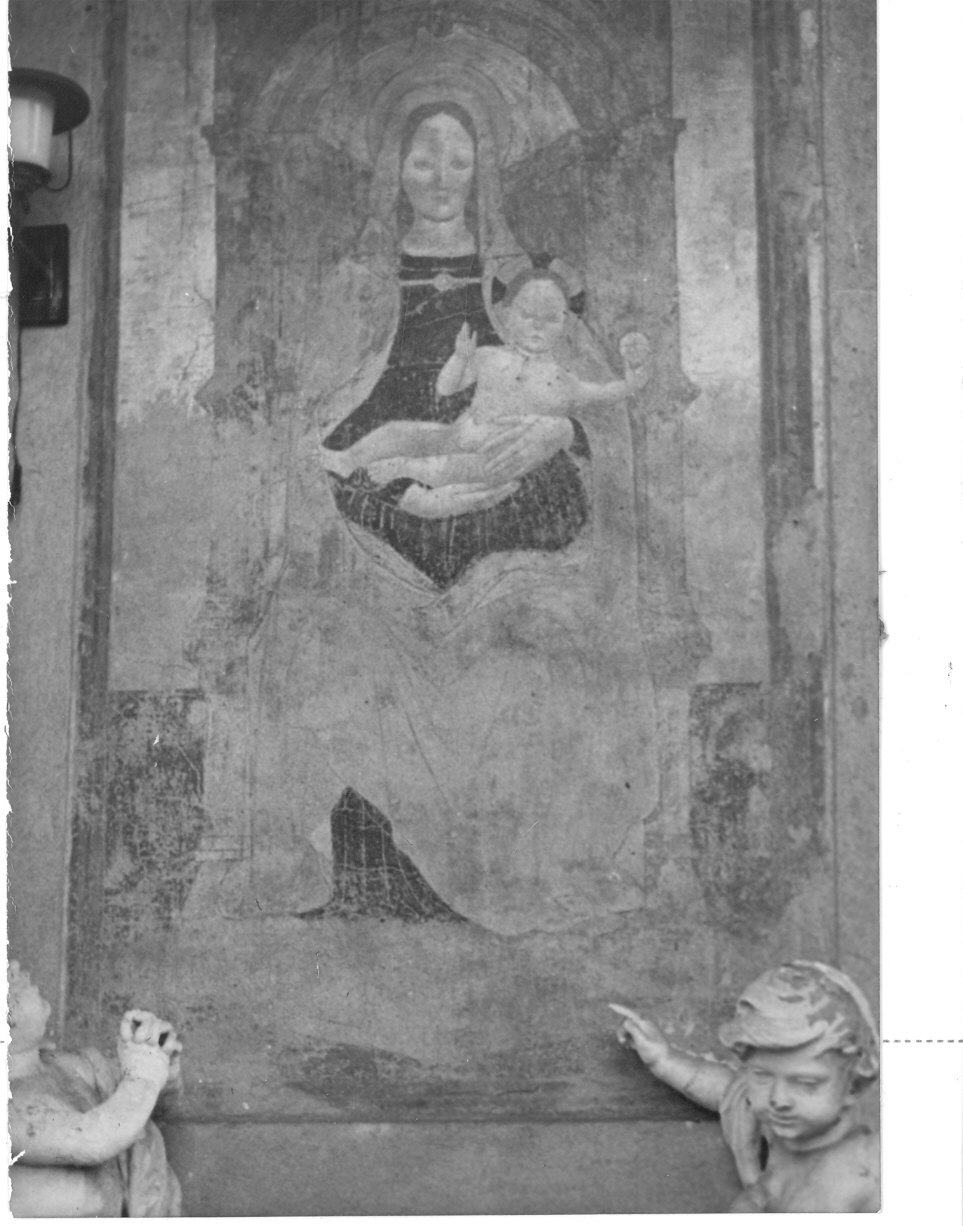 Madonna con Bambino (dipinto, opera isolata) - ambito lombardo (sec. XVI)