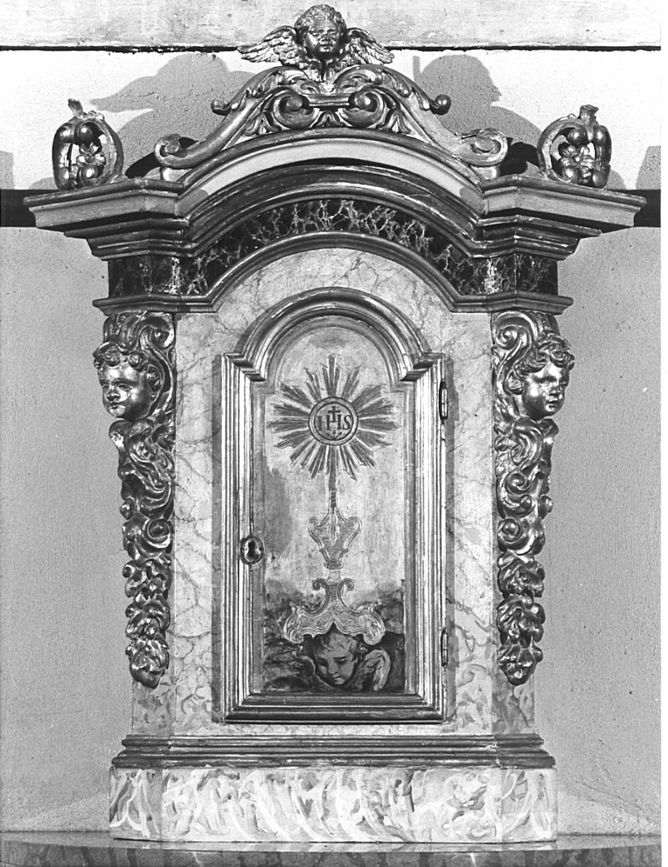 tabernacolo, opera isolata - bottega lombarda (sec. XVIII)