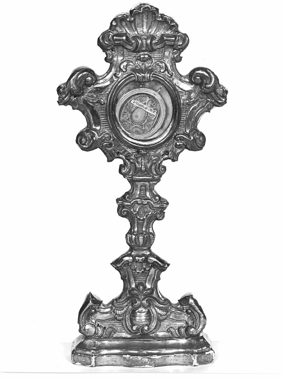 reliquiario - a ostensorio, opera isolata - bottega lombarda (sec. XIX)