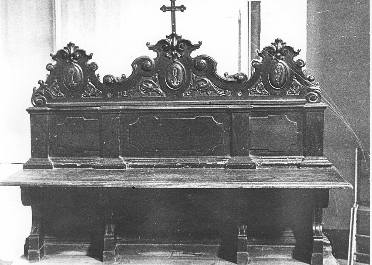 panchetto per altare, opera isolata - bottega lombarda (sec. XIX)