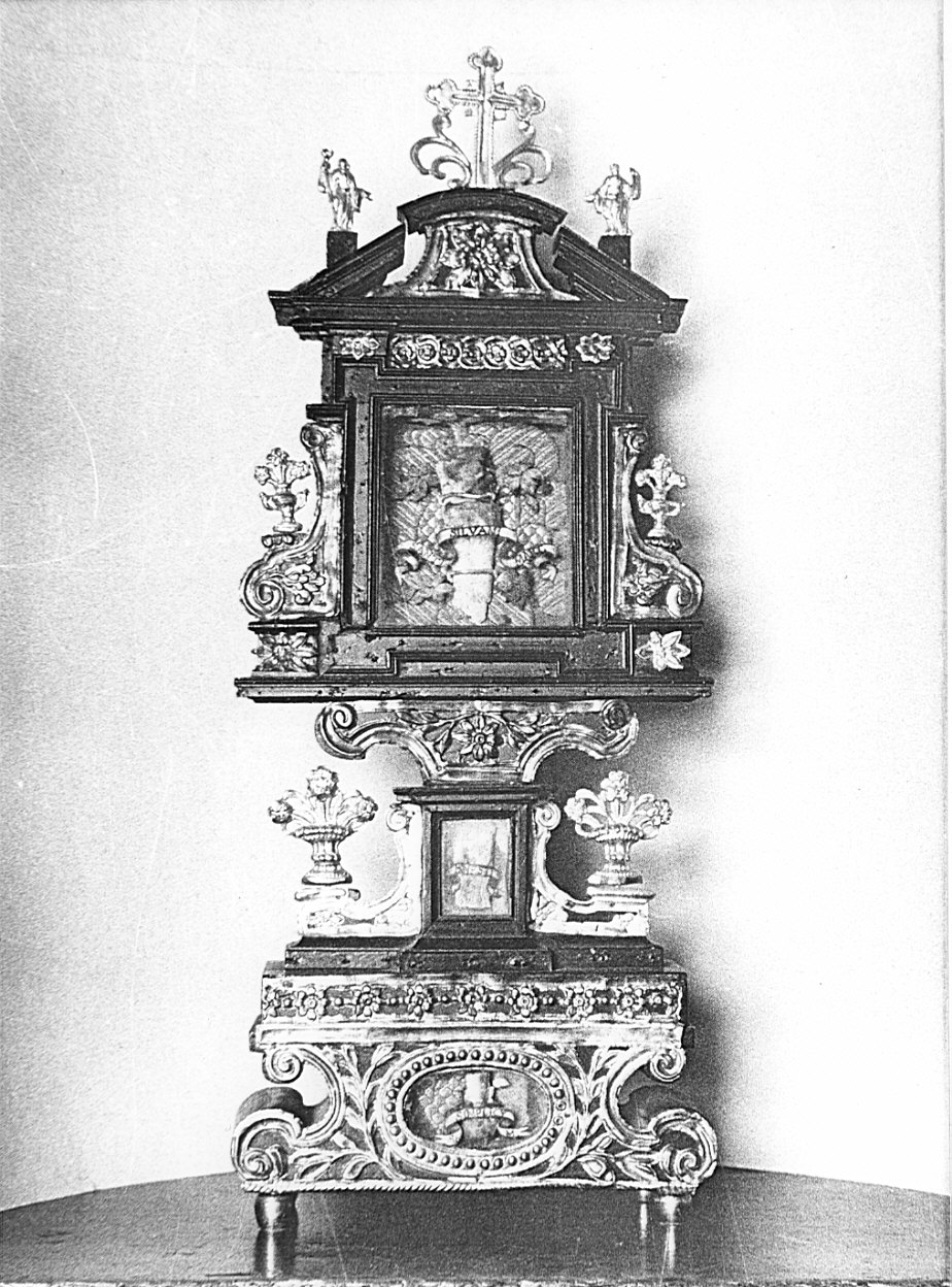 reliquiario - a ostensorio, serie - bottega lombarda (sec. XVII)