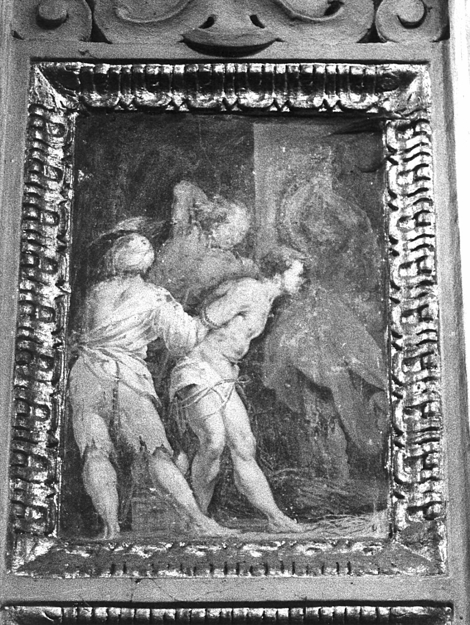 flagellazione di Cristo (dipinto, elemento d'insieme) di Mazzucchelli Pier Francesco detto Morazzone (attribuito) (primo quarto sec. XVII)