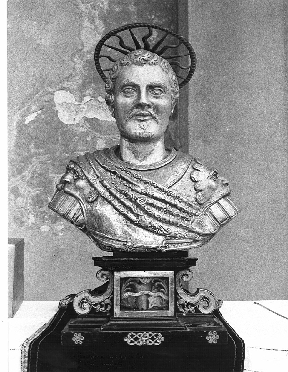 reliquiario - a busto, opera isolata - bottega lombarda (sec. XVII)