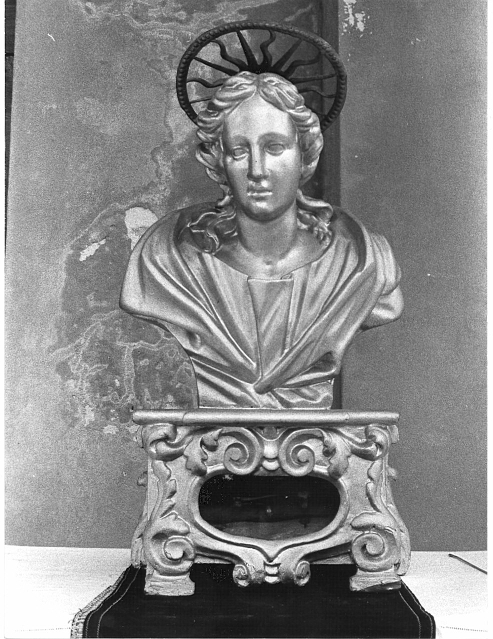 reliquiario - a busto, opera isolata - bottega lombarda (fine sec. XVIII)