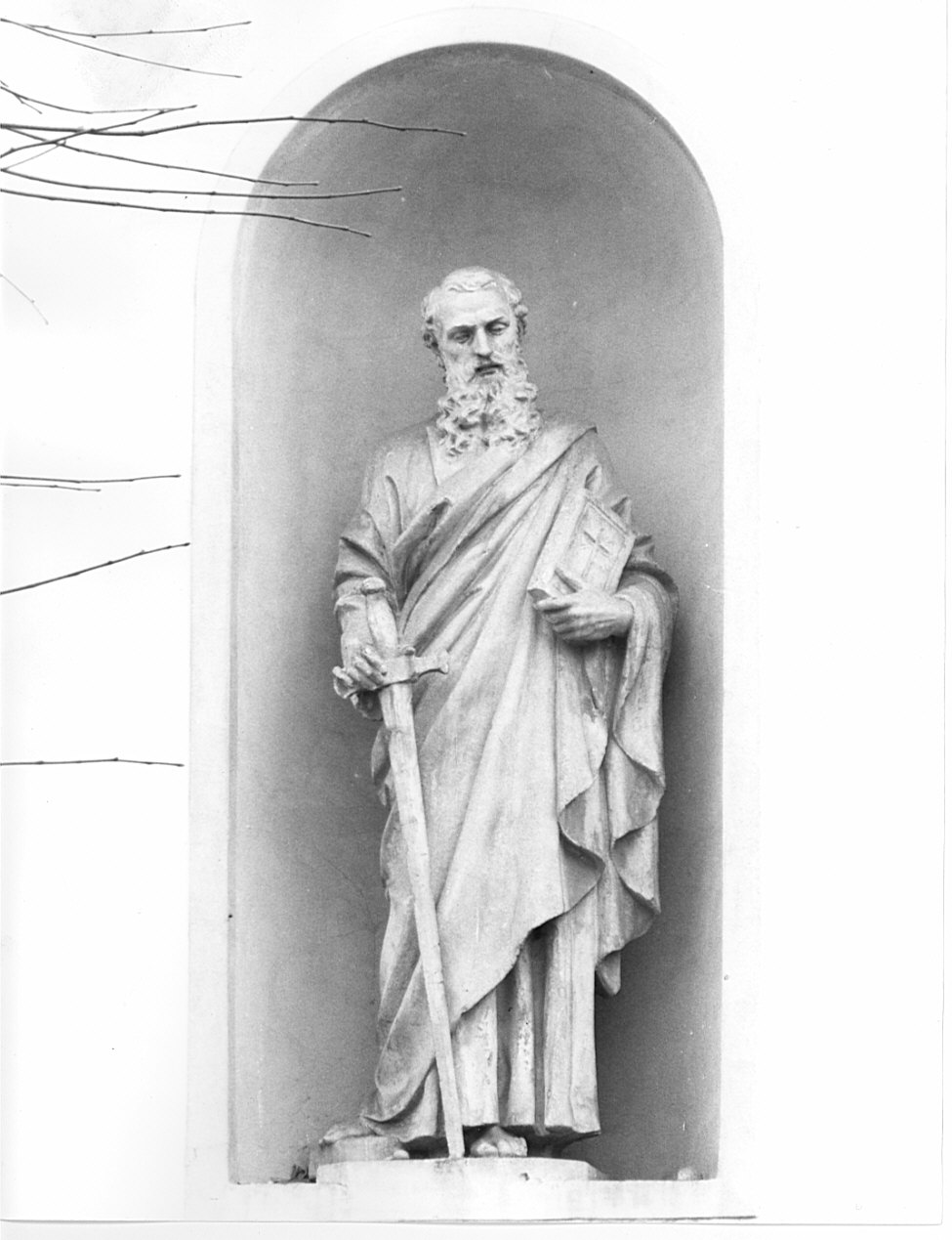 San Paolo (statua, elemento d'insieme) - bottega lombarda (inizio sec. XX)
