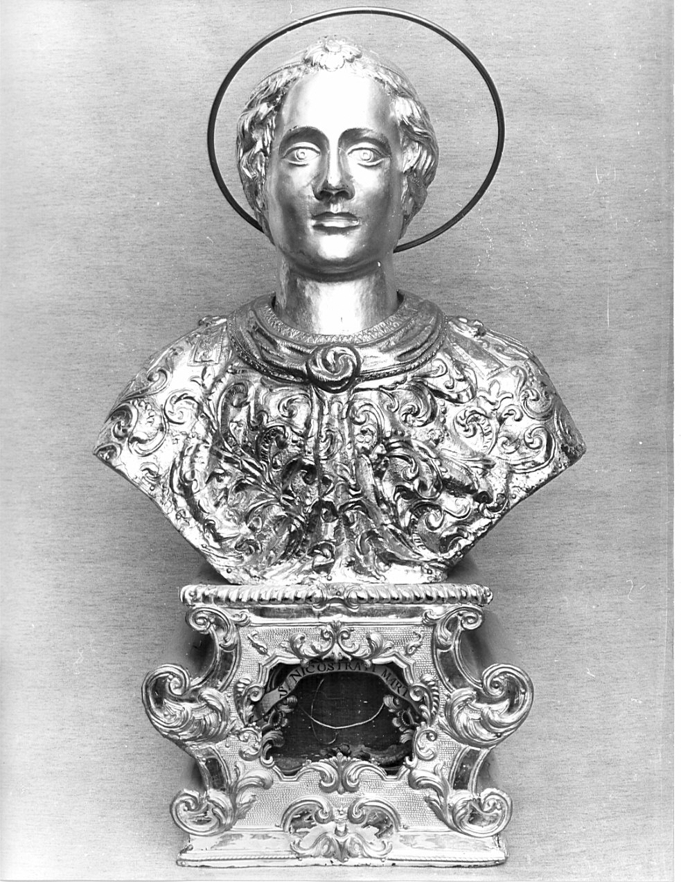 San Nicostrato martire (reliquiario - a busto, opera isolata) - bottega lombarda (prima metà sec. XIX)