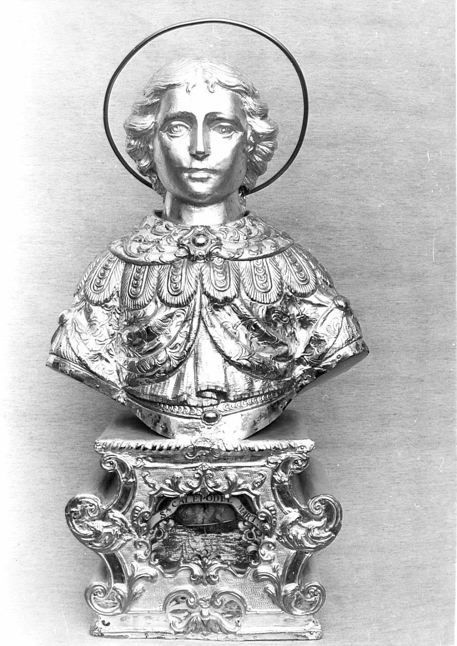 Santa Calepodia martire (reliquiario - a busto, opera isolata) - bottega lombarda (prima metà sec. XIX)