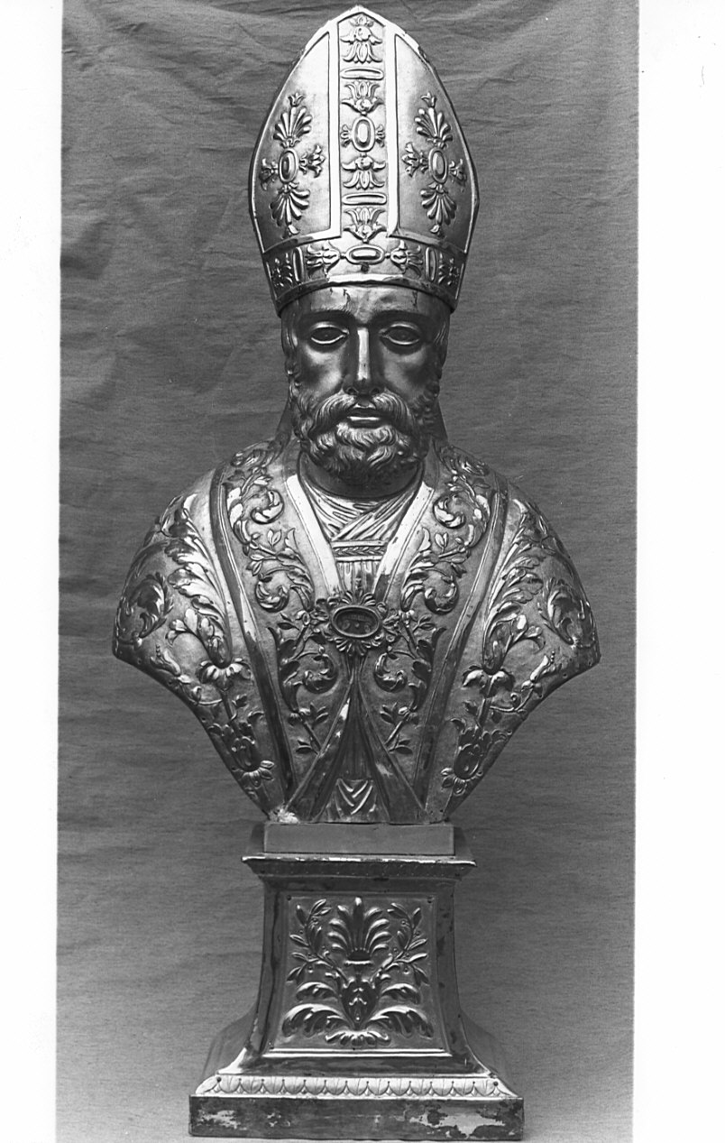 San Materno vescovo (reliquiario - a busto, opera isolata) - bottega lombarda (prima metà sec. XIX)