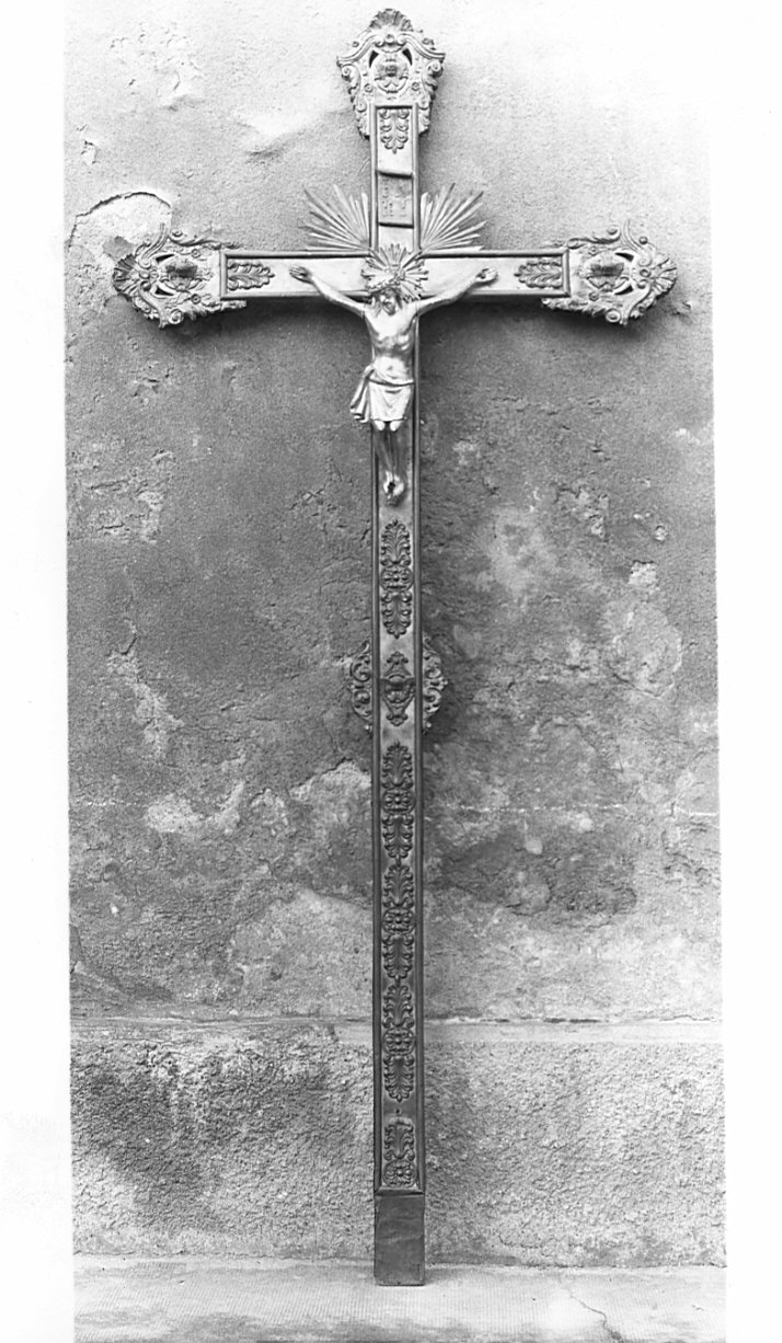 croce processionale, opera isolata - bottega lombarda (sec. XIX)