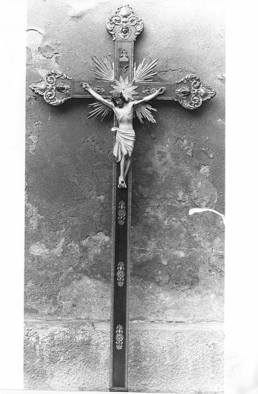 croce processionale, opera isolata - bottega lombarda (secc. XIX/ XX)
