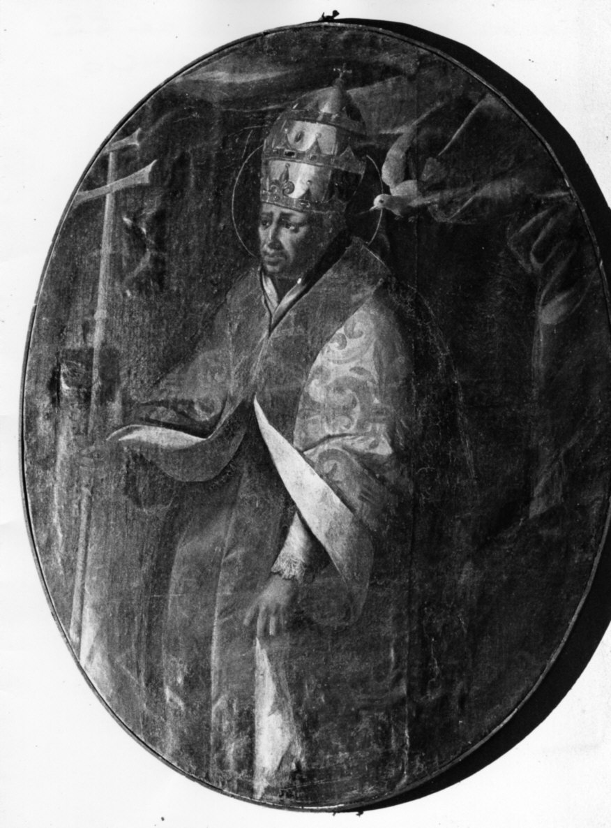 San Gregorio Magno (dipinto, opera isolata) - ambito lombardo (sec. XVII)