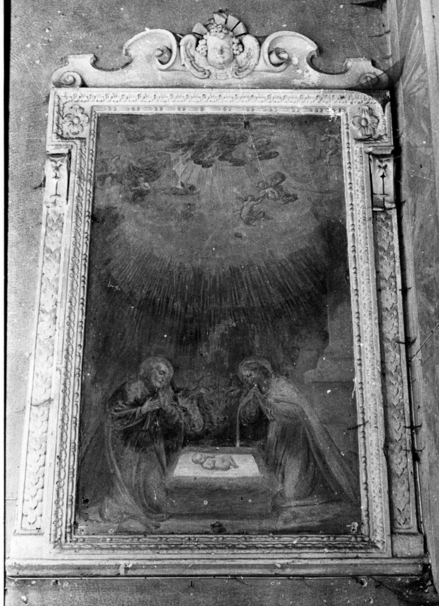 cornice di dipinto, opera isolata - bottega lombarda (sec. XVII)