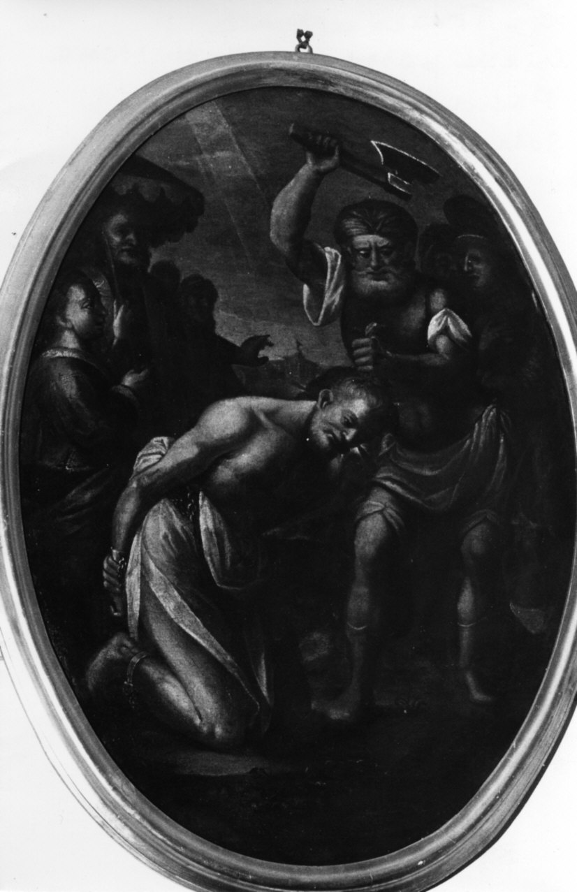 martirio di un Santo (dipinto, pendant) - ambito lombardo (sec. XVII)