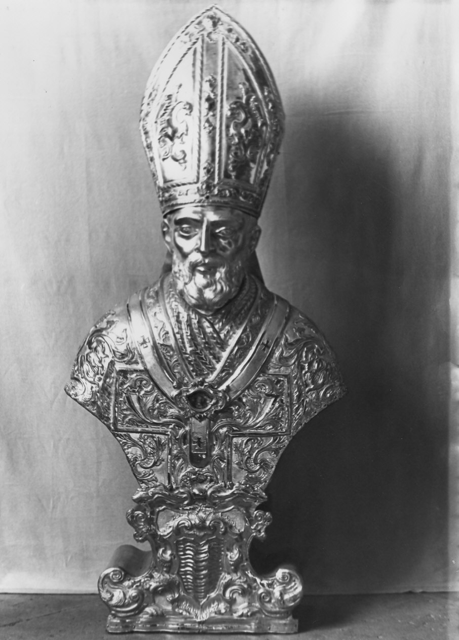 San Senatore (reliquiario - a busto, opera isolata) - bottega lombarda (fine sec. XVIII)