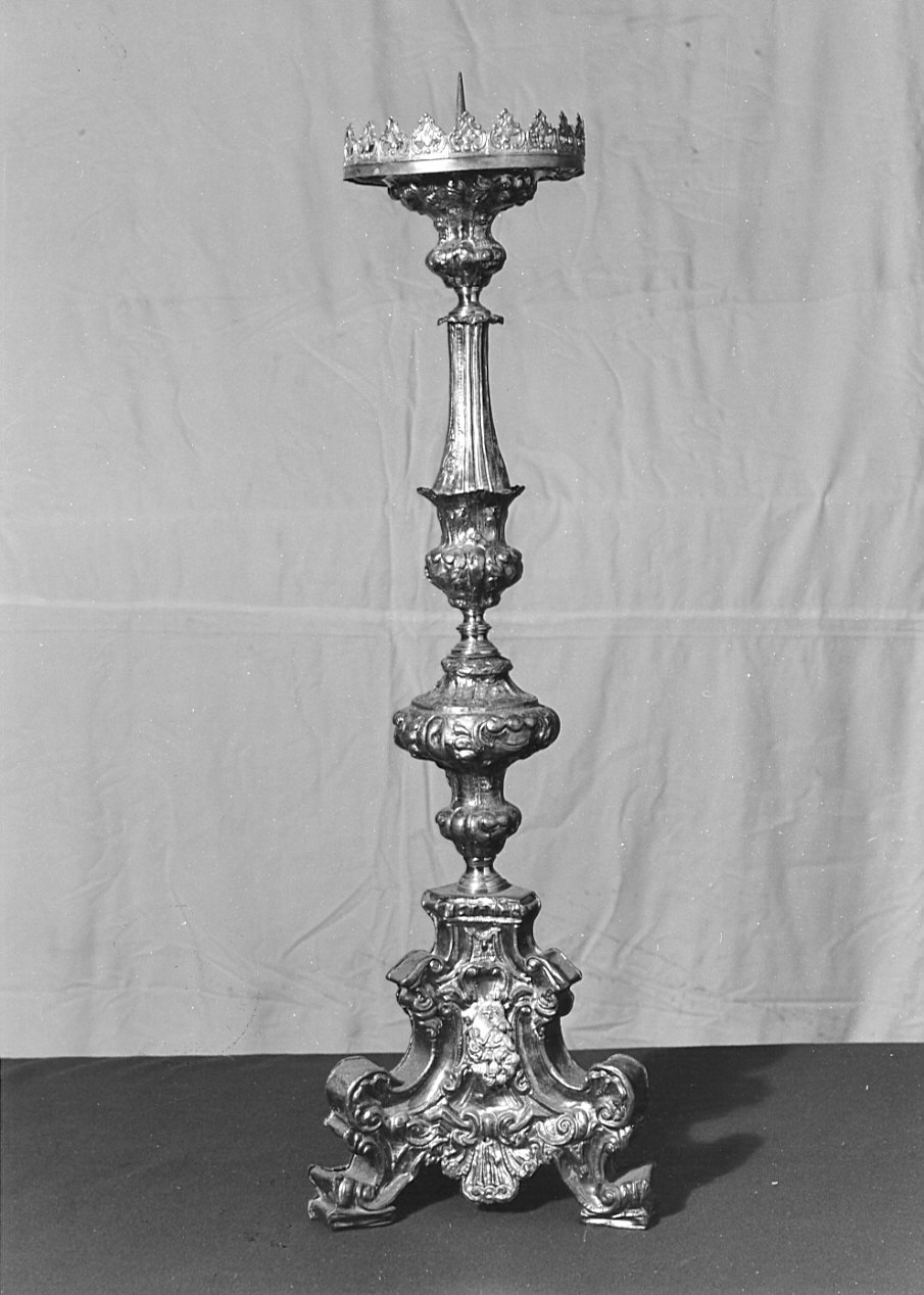 candelabro, serie - bottega lombarda (sec. XVIII)