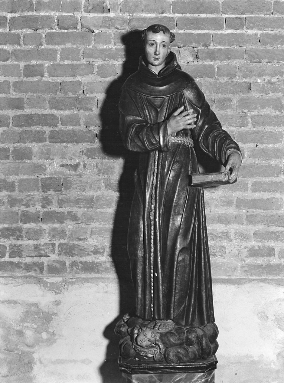 Sant'Antonio da Padova (statua, opera isolata) - bottega lombarda (sec. XVIII)