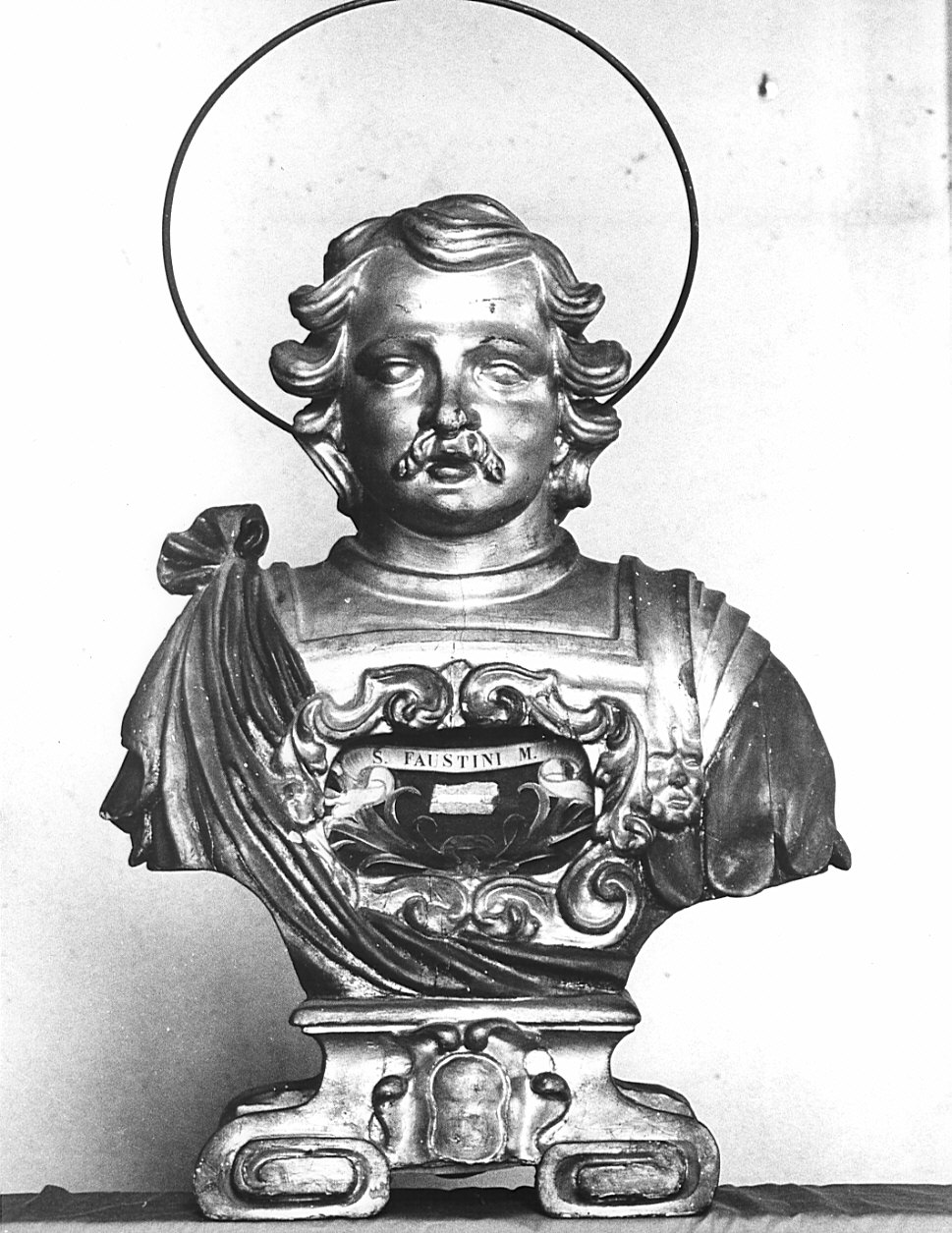 San Faustino (reliquiario - a busto, opera isolata) - bottega lombarda (sec. XVIII)