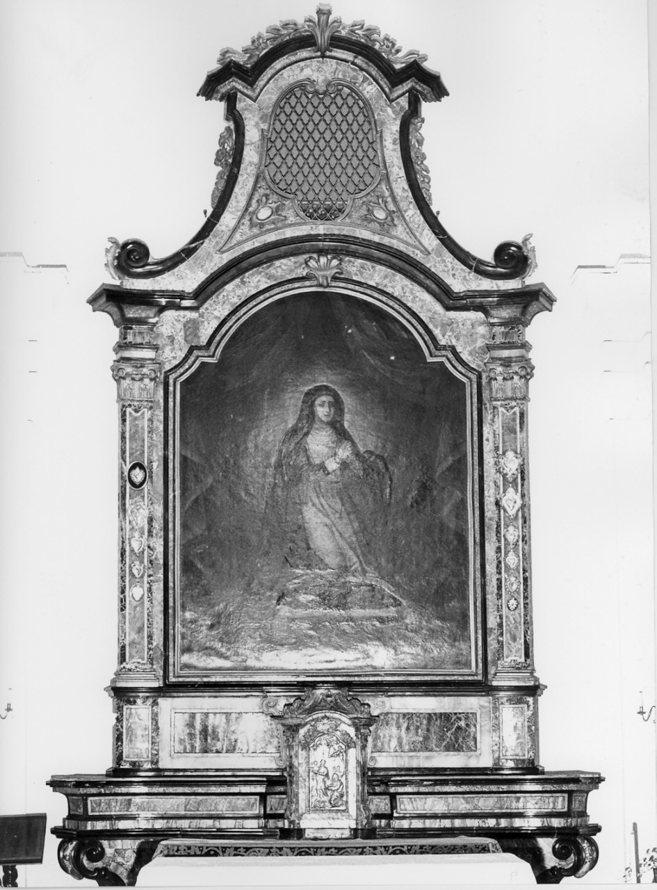 altare maggiore - bottega lombarda (sec. XVIII)