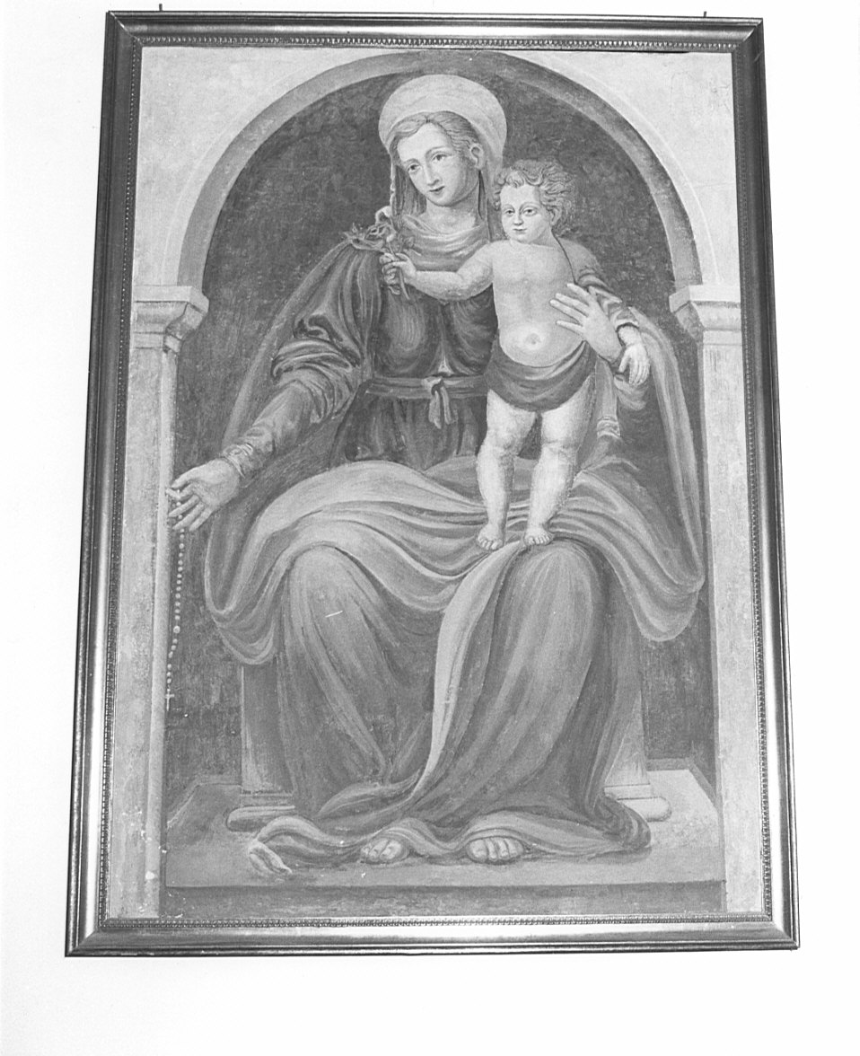 Madonna con Bambino (dipinto, opera isolata) - ambito lombardo (sec. XIX)