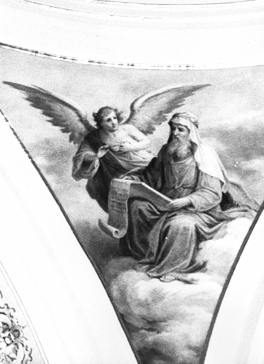 San Matteo Evangelista (dipinto, elemento d'insieme) di Tagliaferri Luigi (attribuito) (sec. XIX)