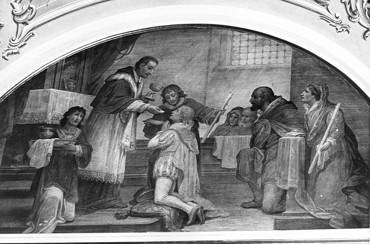 San Luigi (dipinto, opera isolata) di Tagliaferri Luigi (attribuito) (sec. XIX)