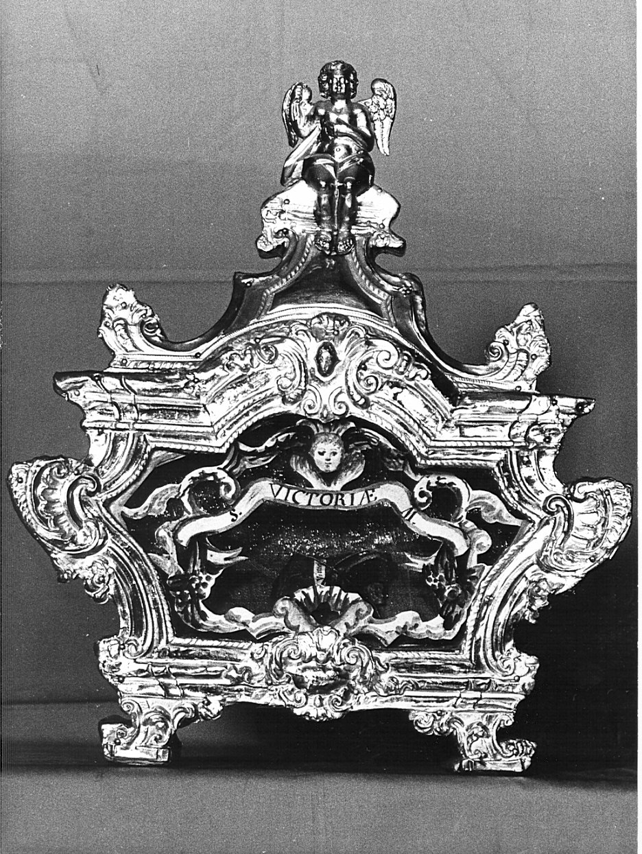 reliquiario a teca - a urna, serie - bottega milanese (sec. XVIII)