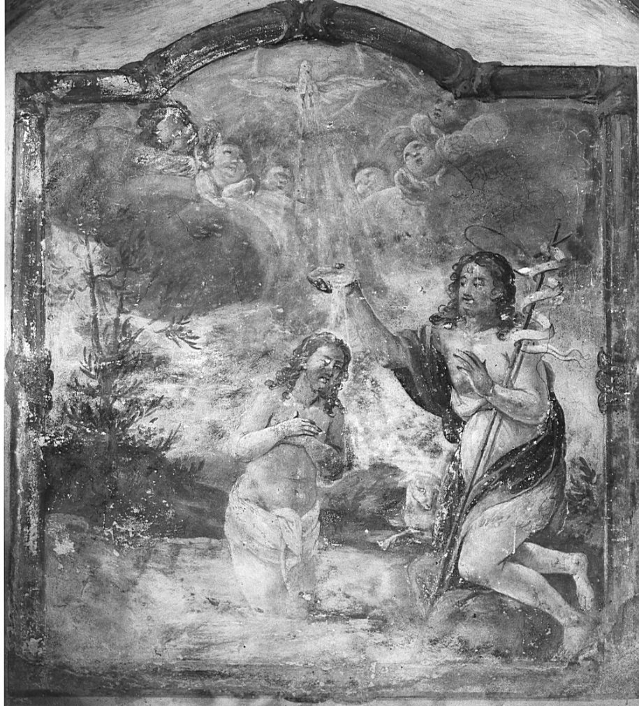 battesimo di Cristo (dipinto, opera isolata) - ambito milanese (sec. XVIII)
