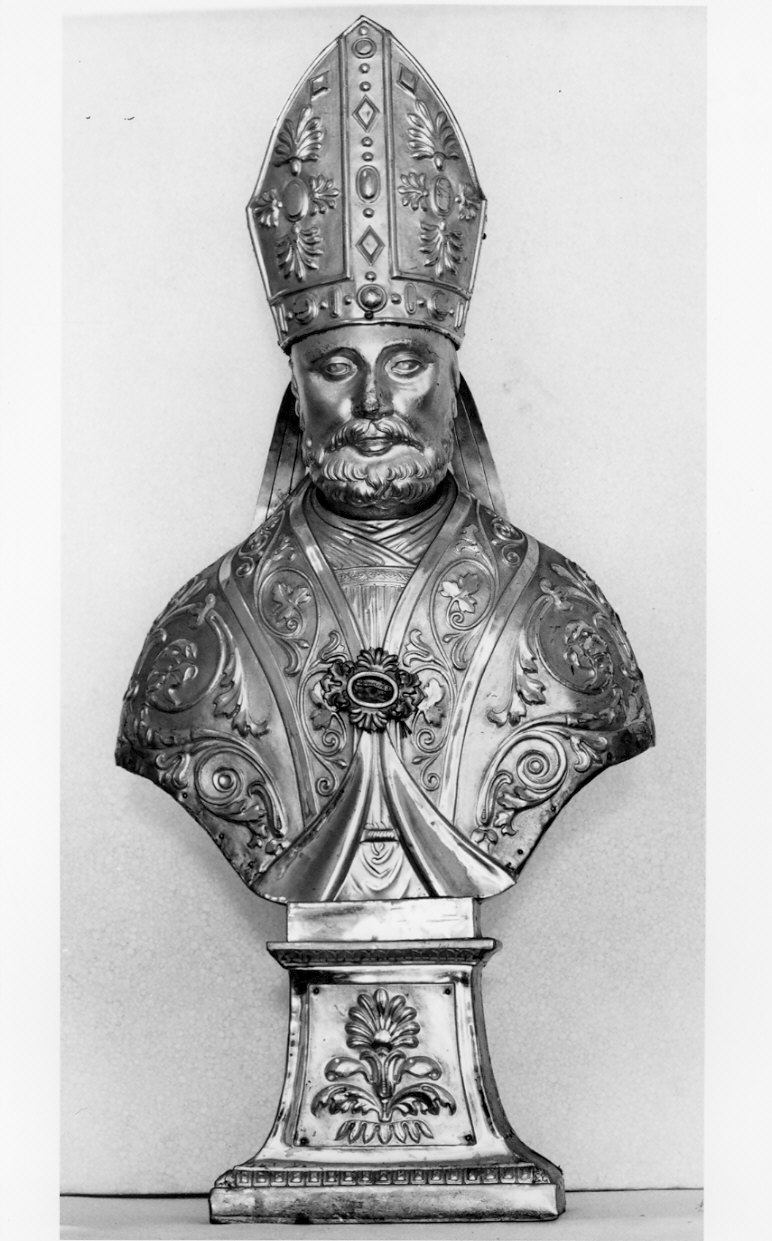 San Francesco di Sales (reliquiario - a busto, opera isolata) - bottega lombarda (sec. XIX)