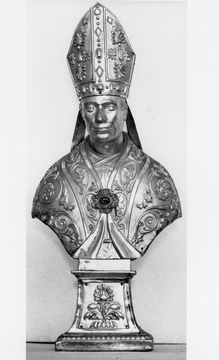 San Carlo (reliquiario - a busto, opera isolata) - bottega lombarda (sec. XIX)