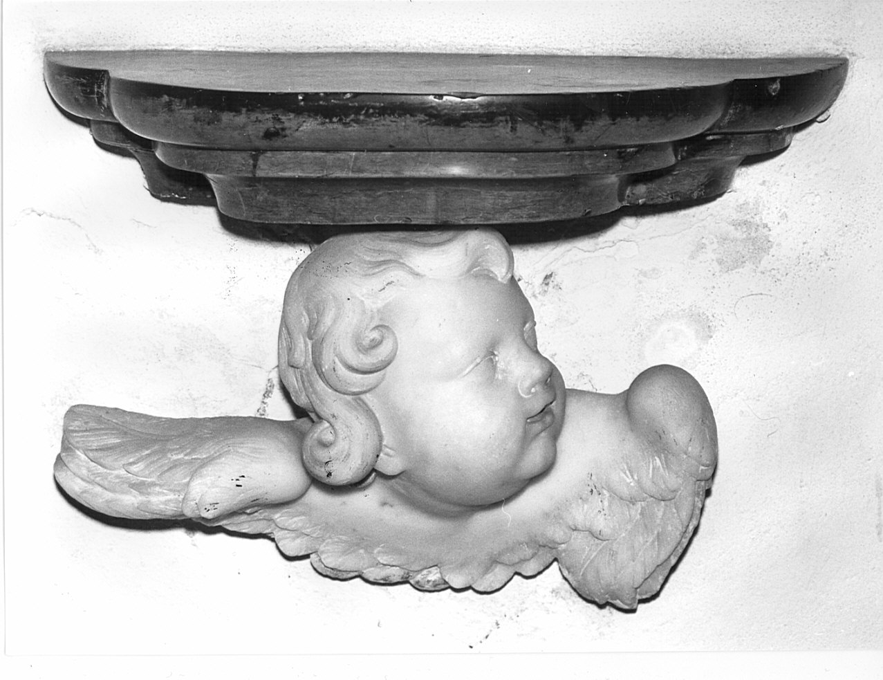 angelo (scultura, opera isolata) - bottega lombarda (sec. XVIII)