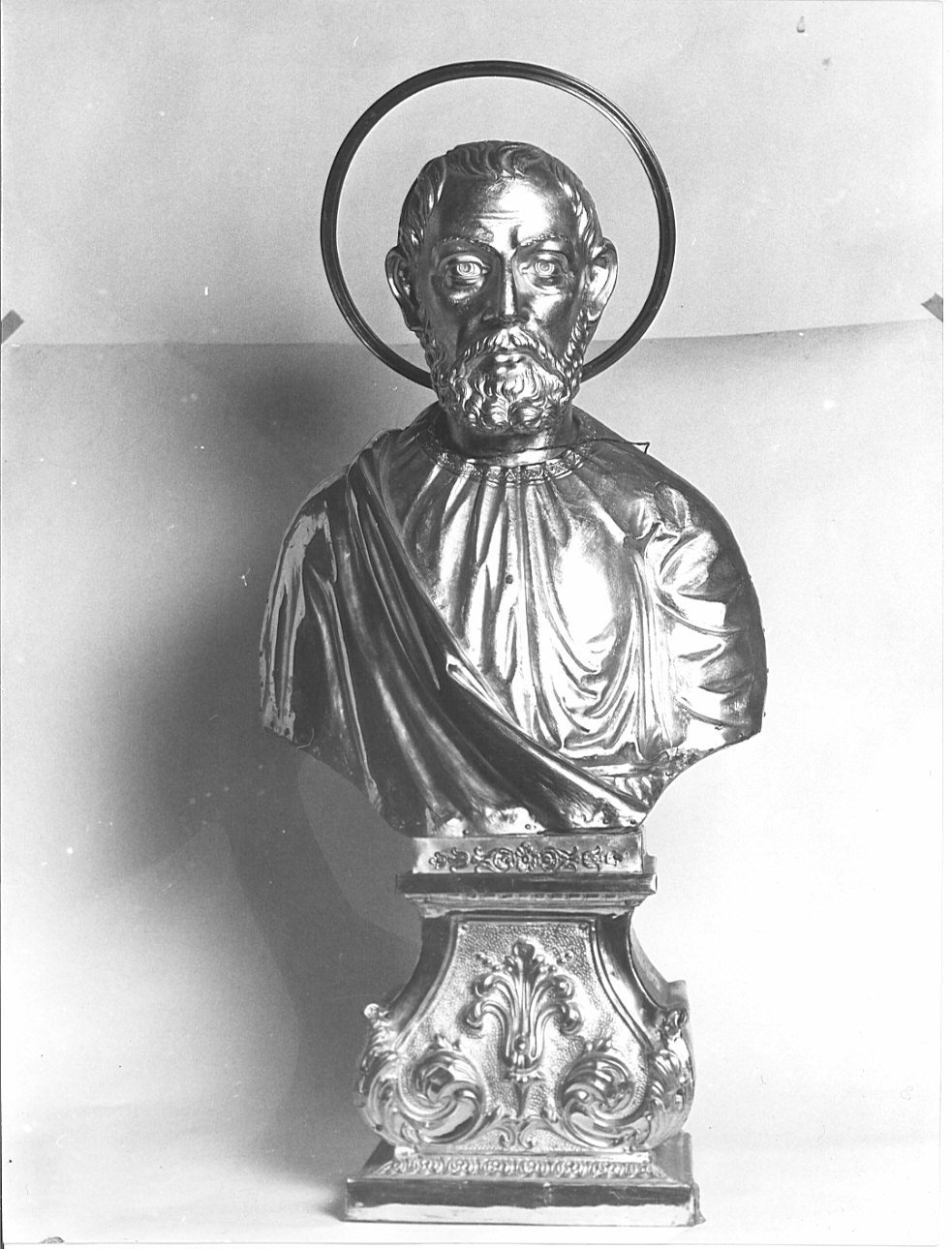 reliquiario - a busto, opera isolata - bottega italiana (sec. XIX)