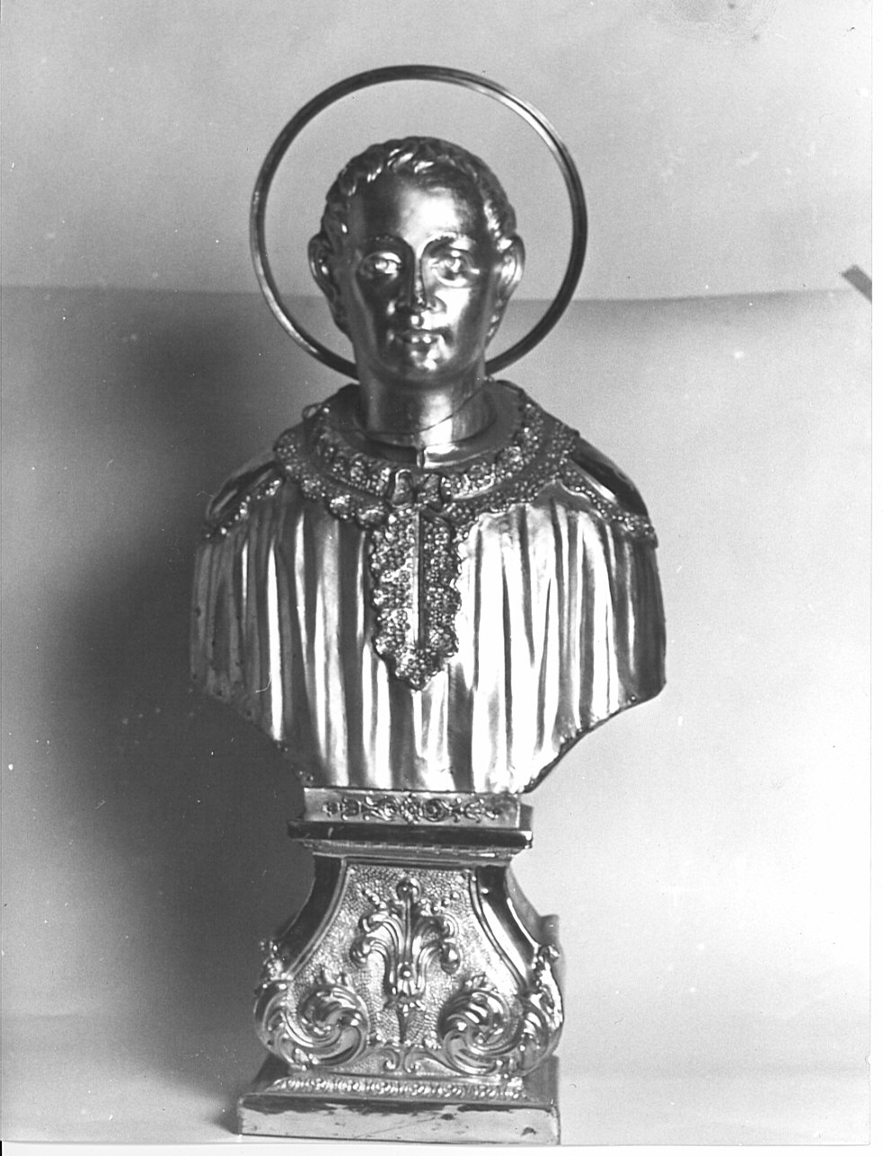 reliquiario - a busto, opera isolata - bottega italiana (sec. XIX)
