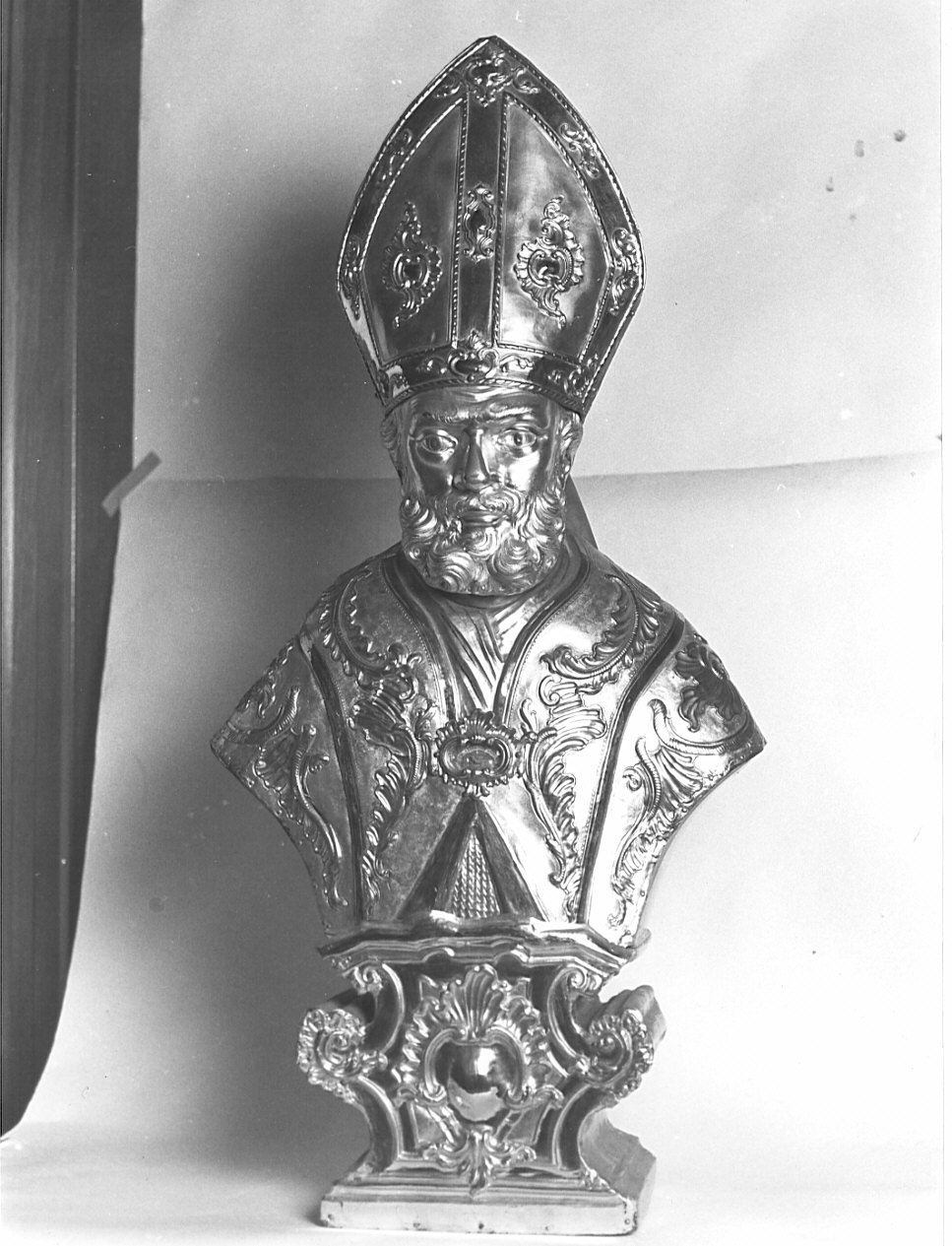 San Biagio (reliquiario - a busto, opera isolata) - bottega italiana (sec. XIX)