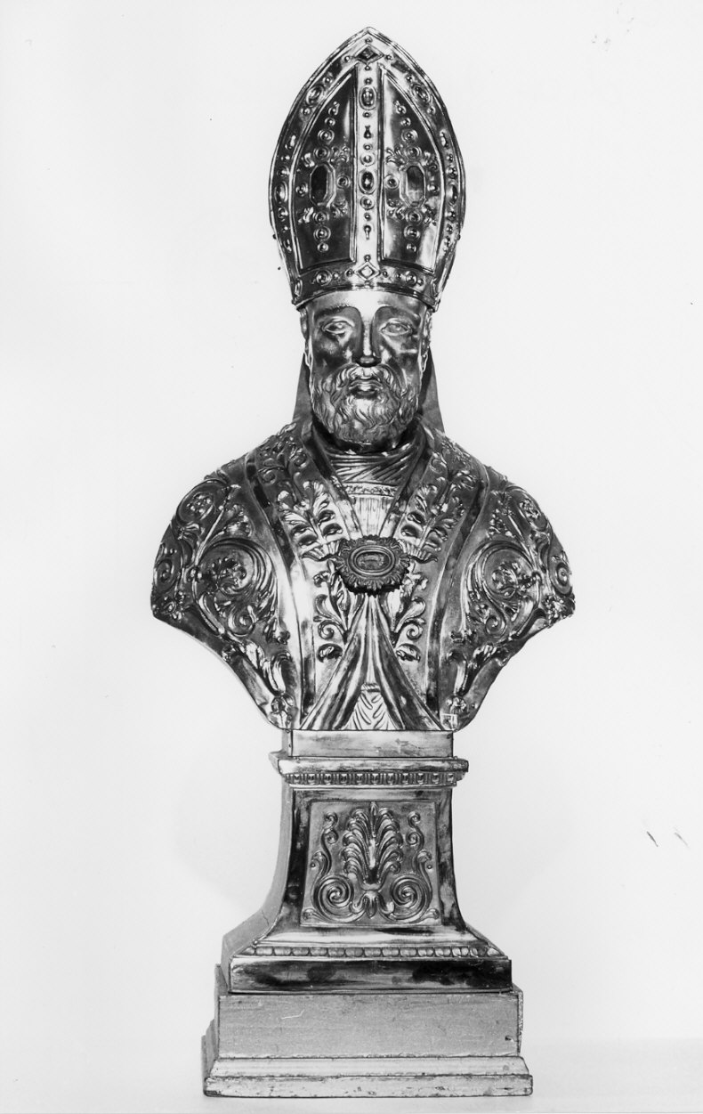 San Senatore (reliquiario - a busto, opera isolata) - bottega italiana (sec. XIX)