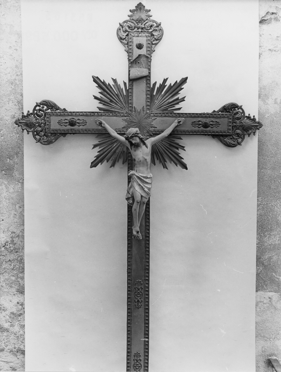 croce processionale, opera isolata - bottega italiana (sec. XIX)